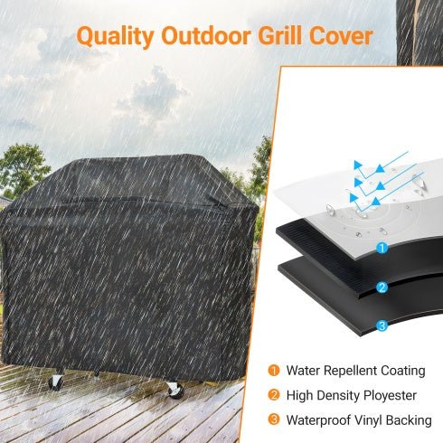 Barbecue a gas aperto con griglia in acciaio inox