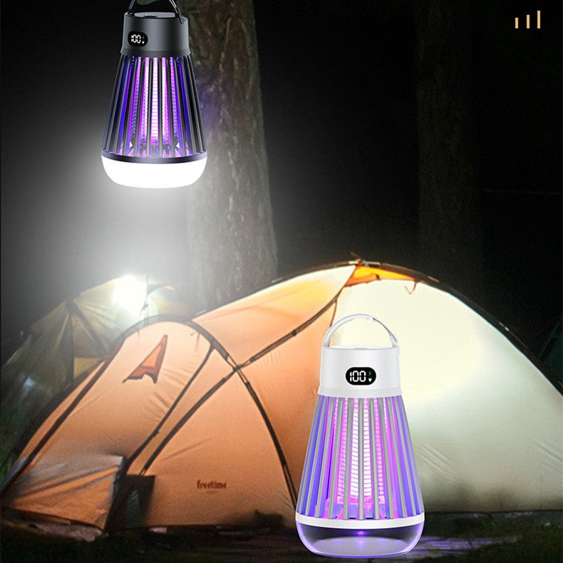 Lampada antizanzare display digitale installazione facile casa