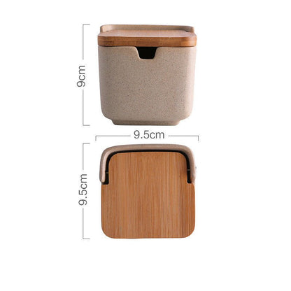 Contenitore spezie ceramica - design marino decorativo