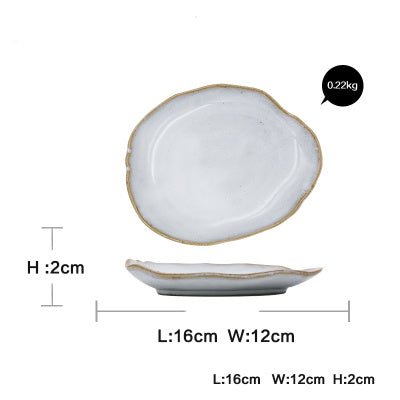 Confezione stoviglie ceramica irregolari - set completo