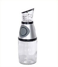 Bottiglia vetro graduata - 500ml olio soia cucina