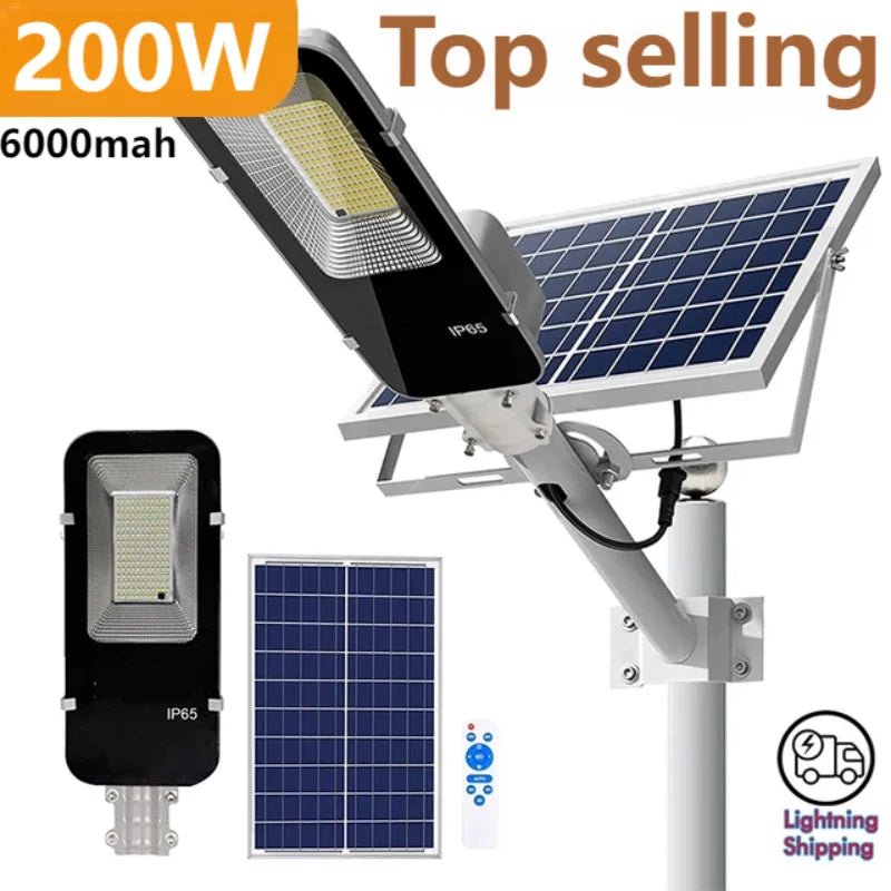Luce solare 200W potente LED esterno giardino garage