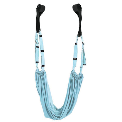 cintura yoga corda invertita stretching esercizi vita anca