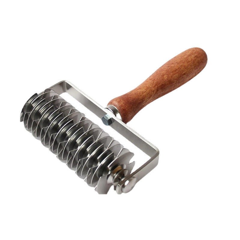 Tagliapasta rotella professionale - Acciaio inossidabile legno