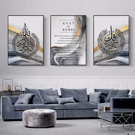 Pittura per la decorazione della casa moderna del soggiorno