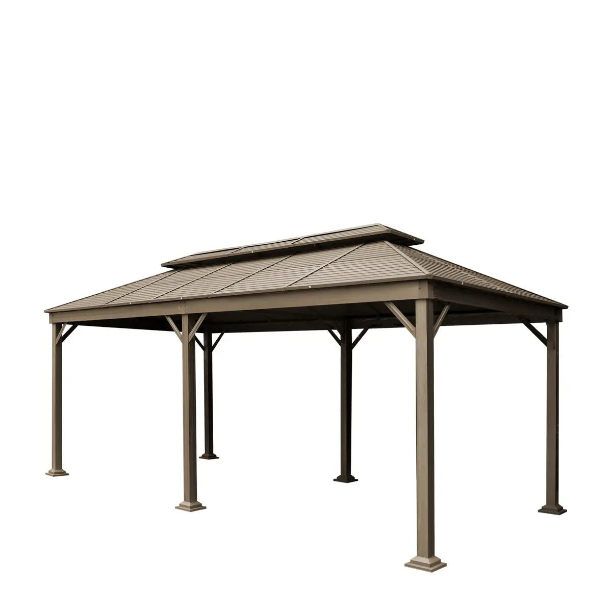 Gazebo esterno installato giardino 10x20 piedi completo
