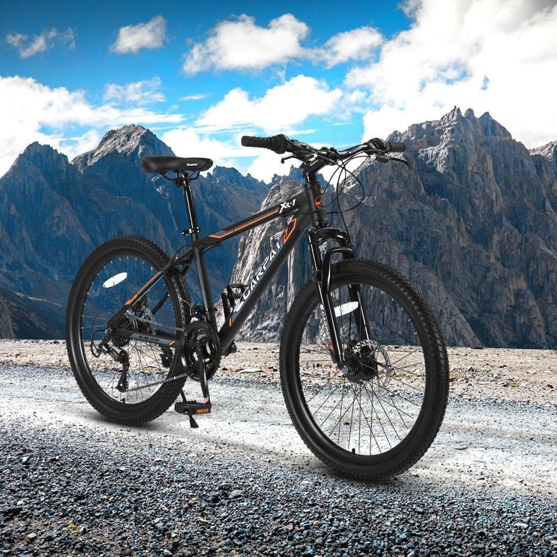 Mountain bike 24 pollici dettaglio freni a disco Shimano