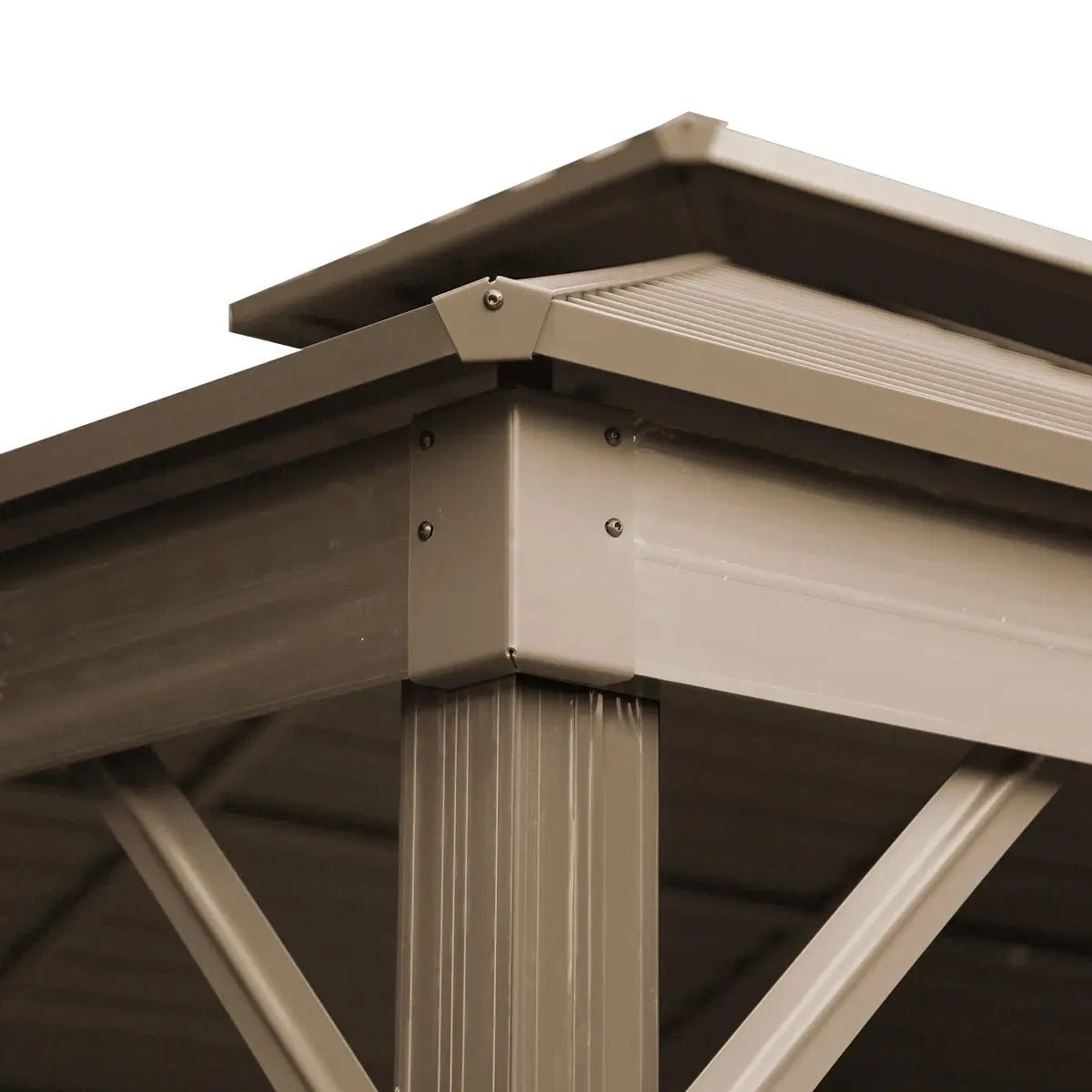 Gazebo 10x20 installazione finale giardino terrazza