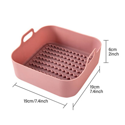 Sostituzione del contenitore in silicone per friggitrice ad aria con i rivestimenti in carta da forno. Non è più necessario pulire il cestello dopo l'uso della friggitrice ad aria. Friggitrici ad aria sicura per alimenti, accessori per forno.