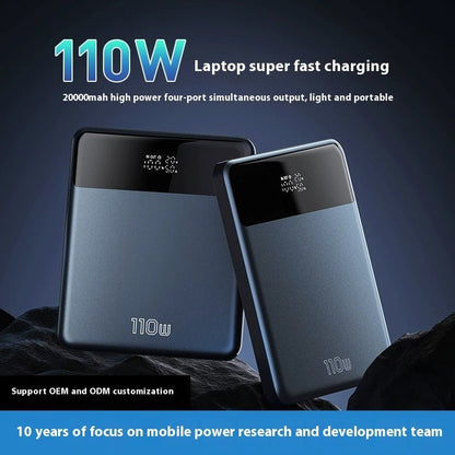 Power Bank 20000 mA grande capacità con porte USB multiple e display LED
