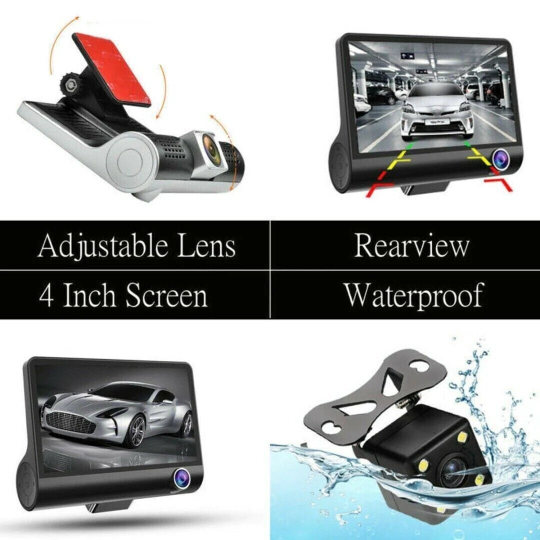telecamera dvr auto 1080P doppia lente HD dash cam registratore sensore G