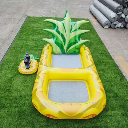 Materasso aria ananas forma galleggiante acqua divertimento