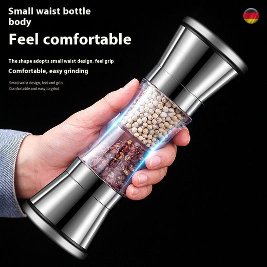 Macinapepe doppia testa acciaio inox 304 - utensile cucina professionale
