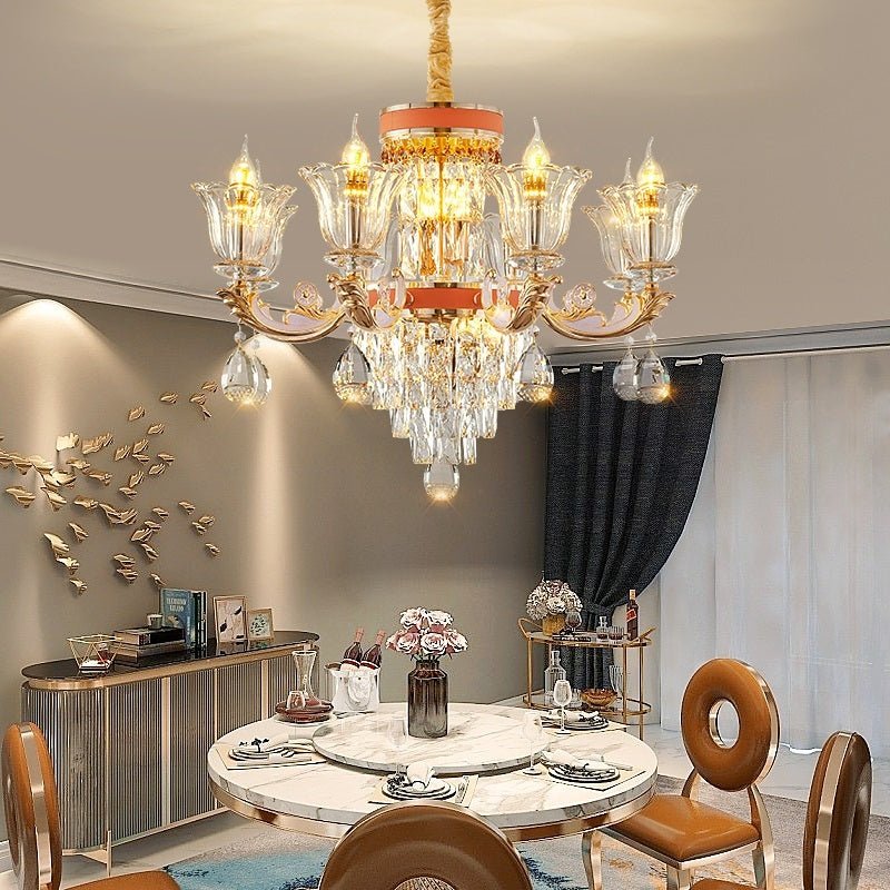 Lampadario cristallo soggiorno - eleganza e lusso per casa
