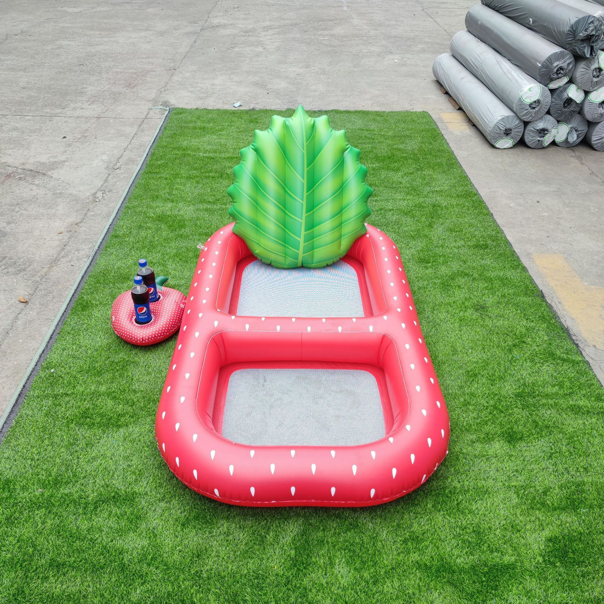 Amaca gonfiabile ananas comfort relax galleggiante estate