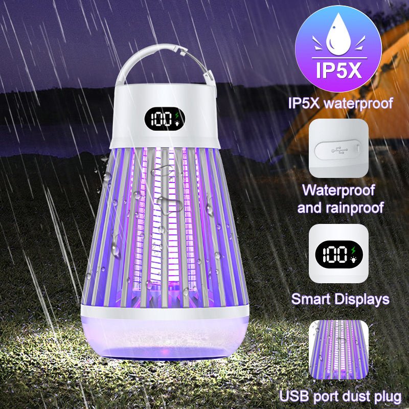 Lampada antizanzare elettrica esterno interno display LED
