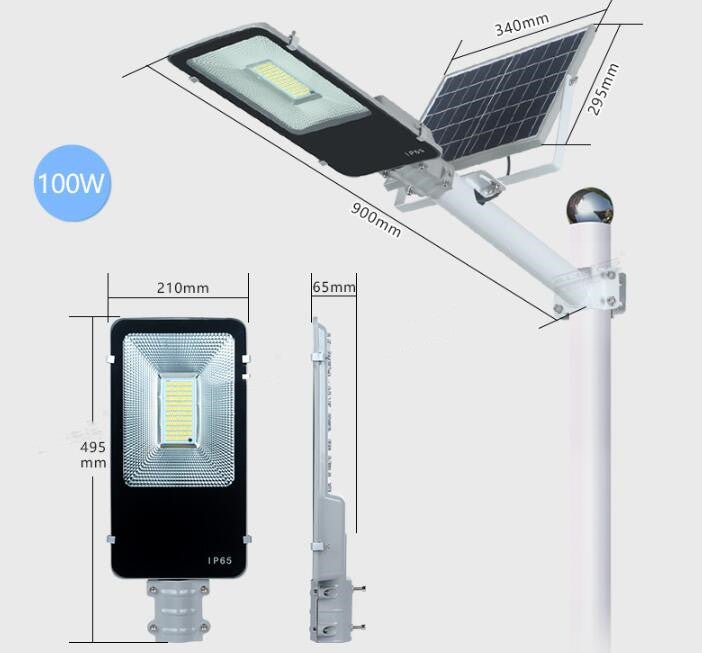 lampione solare led esterno illuminazione stradale domestica giardino cortile