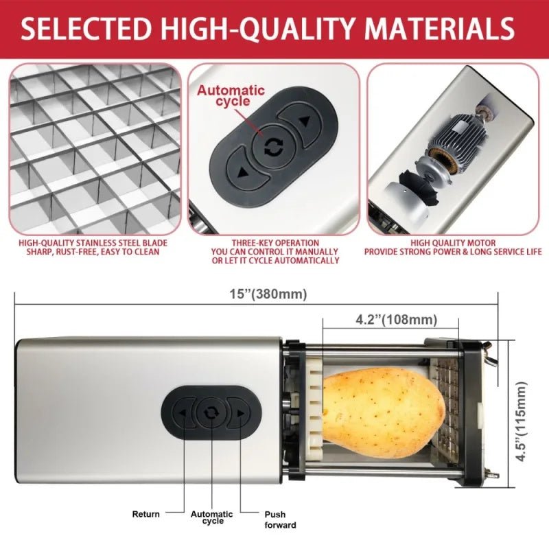 Confezione taglia patatine elettrico - accessorio indispensabile cucina