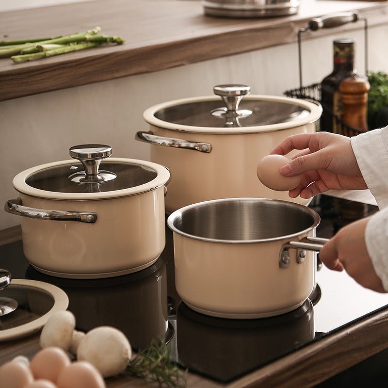 Pentole zuppa premium 304 - Set cucina resistente