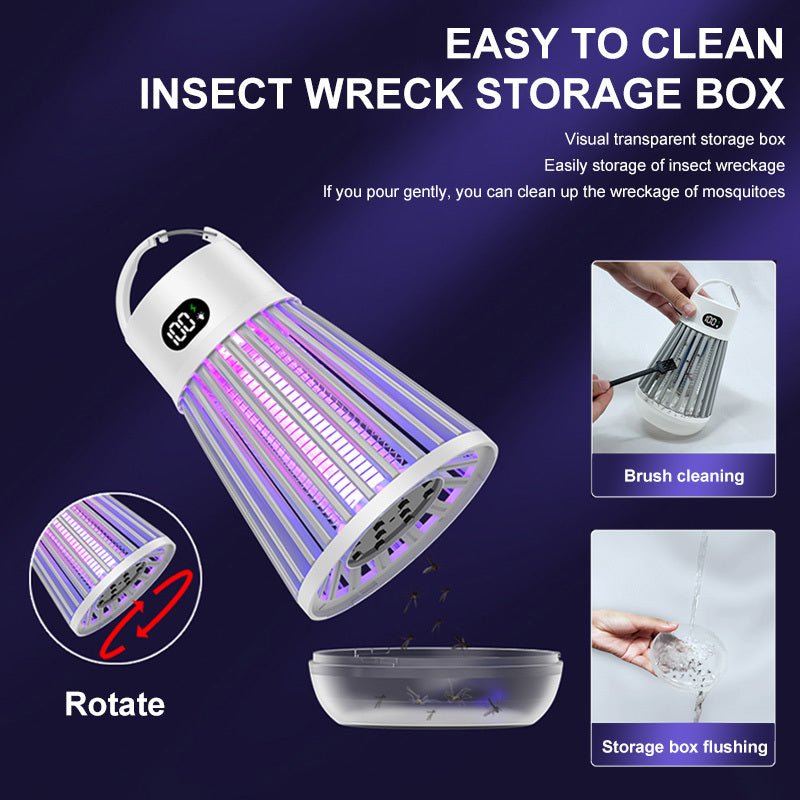 Trappola elettrica zanzare gadget estivo camera da letto