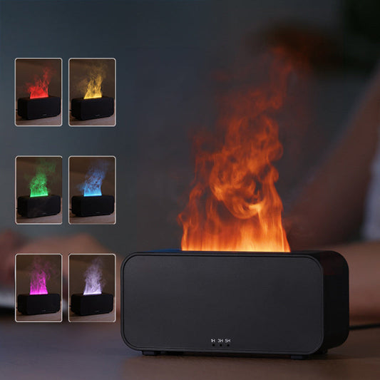 Diffusore di aromi con effetto fiamma