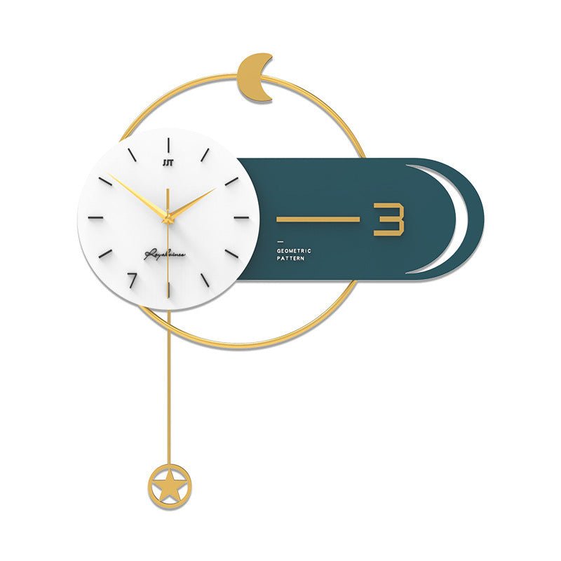 Orologio lusso parete - illuminazione elegante casa