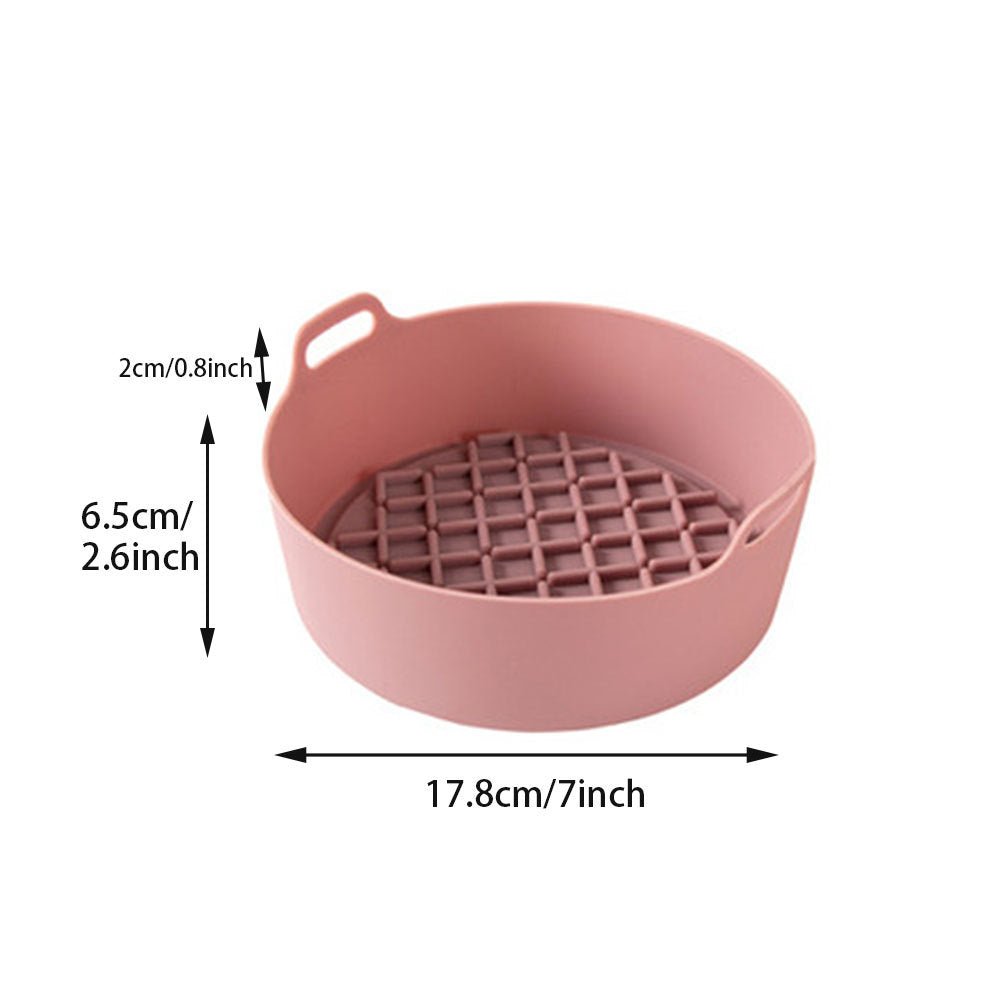Sostituzione del contenitore in silicone per friggitrice ad aria con i rivestimenti in carta da forno. Non è più necessario pulire il cestello dopo l'uso della friggitrice ad aria. Friggitrici ad aria sicura per alimenti, accessori per forno.
