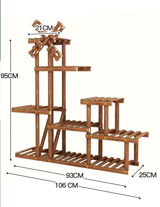 Supporto per vasi di fiori multistrato per soggiorno