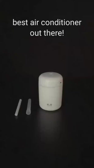 dimostrazione mini atomizzatore silenzioso usb funzionamento nebbia casa