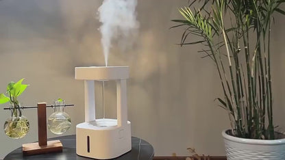 dettaglio tecnico umidificatore creativo effetto levitazione aria condizionata