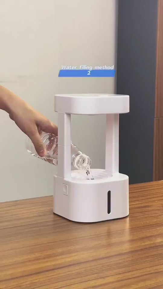 funzionamento nebulizzatore silenzioso tecnologia antigravità camera letto