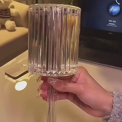 VIDEO Lampada cristallo premium - Tavolo hotel casa qualità 