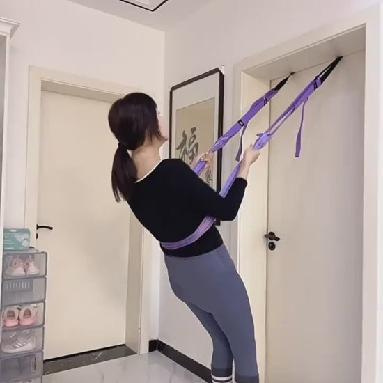 allenamento cintura stretching yoga corda invertita flessibilità